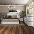 Arakawa 6-Piece Platform Bedroom Set with USB Nightstands
