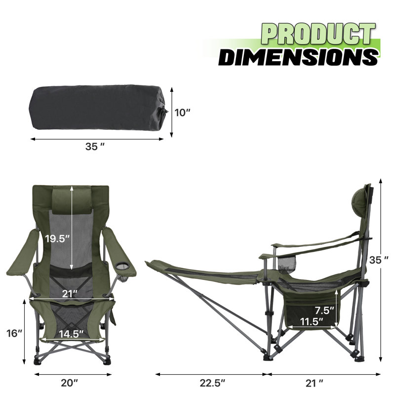 Fauteuil inclinable Priyanshi, Vert foncé