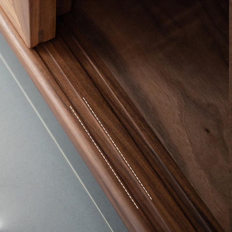 New Chinese Style Simple Accent Cabinet, Brown