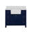 Yorkshire 42'' Single Bathroom Vanity with Engineered Stone Top-195324526
