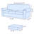 4 Piece Stretch Jacquard Couch Cover, Sofa Slipcover for 3 Cushion Couch, Machine Washable Furniture Protector(Sofa, Navy)-1400389073