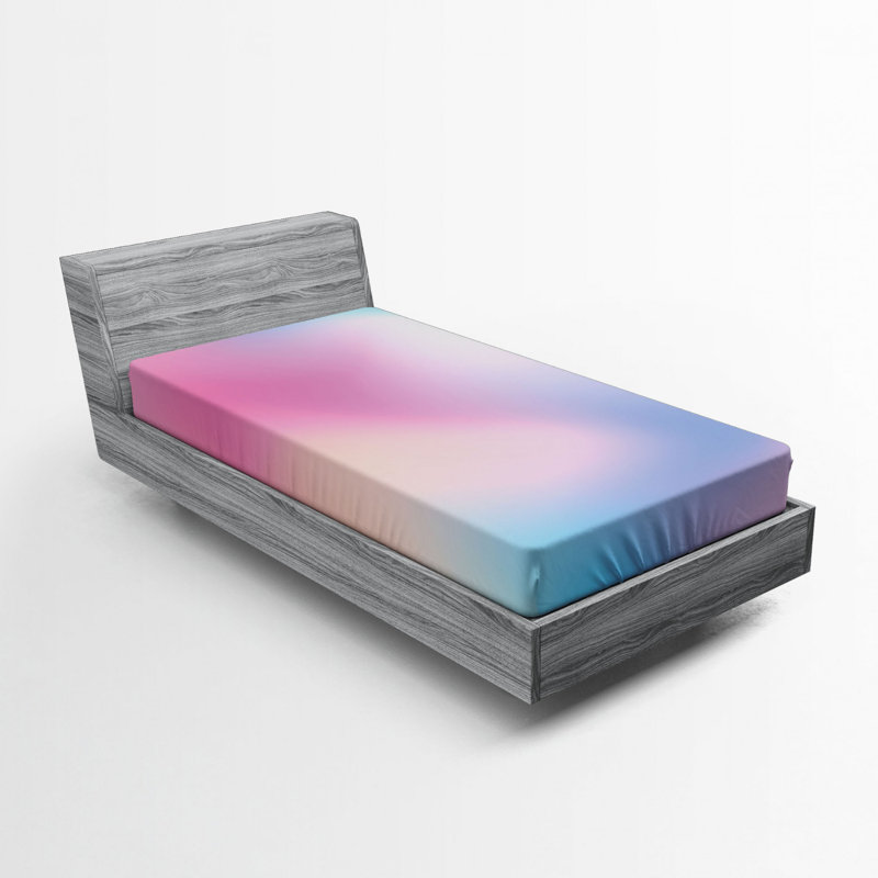 Microfiber Abstract Fitted Sheet, Twin XL Fitted Sheet