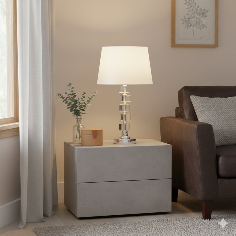 Lampe de table 20 po Crystal