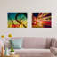 Roller Coaster Urban Park Aesthetic Landscape - 2 Piece No Frame Print Set-88622376
