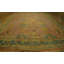 Magnifique tapis Oushak turc surdimensionné recouvert de corail vert
