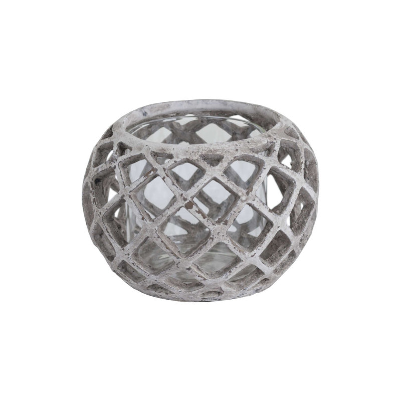 Anhat Ceramic Candle Accessories, 13 cm H x 20 cm W x 20 cm D
