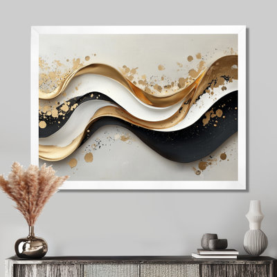 Art mural sur toile transitionnel moderne Goldern