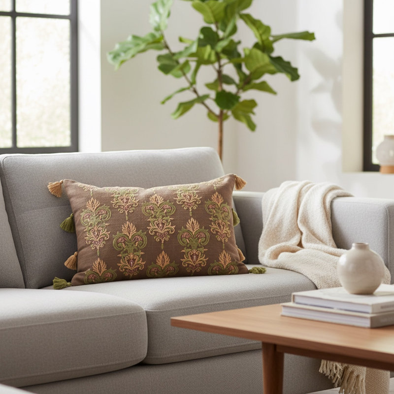 Coussin 100% coton, polyester