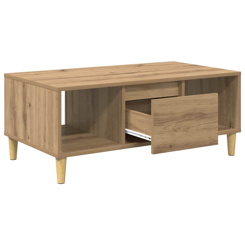 Coffee Table with Storage, Artisan Oak