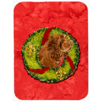 Caroline's Treasures Sussex Spaniel Glass Cutting Board