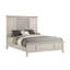 Tête de lit à persiennes Sary Bed W, pieds avant fuselés, blanc cassé-115686227