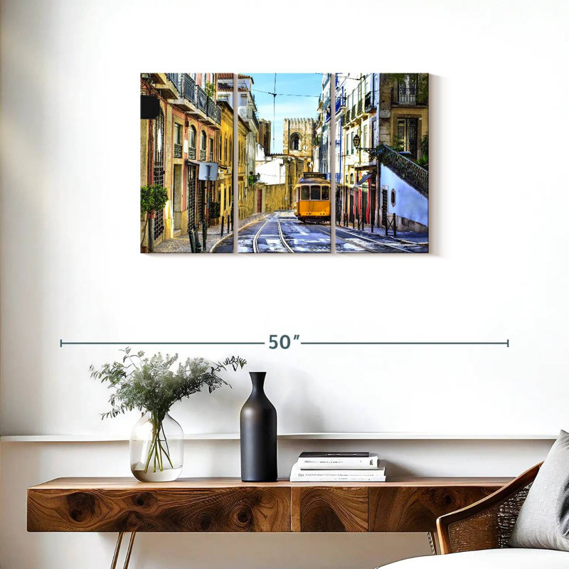 Rue Sireci à Lisbonne, H 20 po x l 33 po