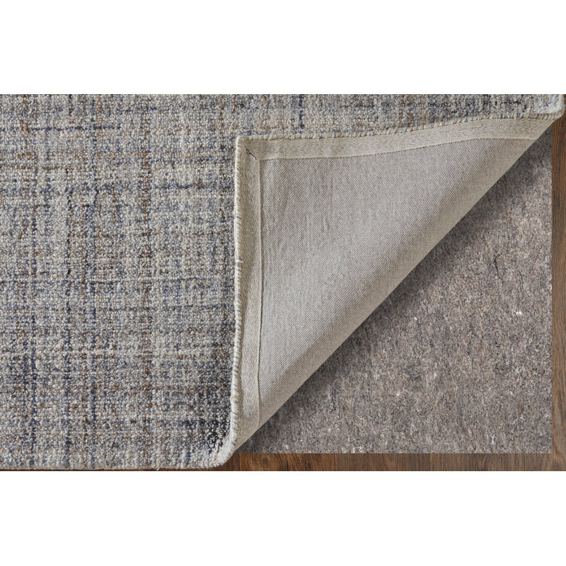Hoyt Hand Tufted Polyester Abstract Area Rug in Brown/Ivory/Gray by Thom Filicia, Rectangle 3'6" x 5'6"