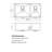 36"X19"X10" Undermount Double Bowl(60/40) Kitchen Sink - 16 Gauge With Two 10" Deep Basin