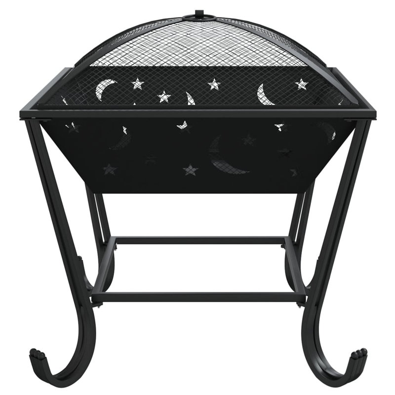 Jackie Fire Pit with Poker 50 cm XXL Steel