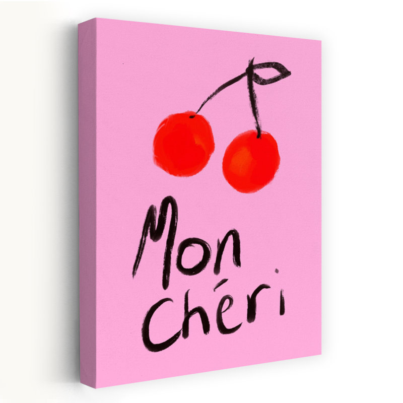 Art mural Mon Cheri Cherries, H 18 po x l 12 po