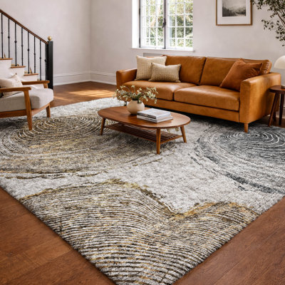 Tapis grain de bois de qualité supérieure lavable à la machine Dream Shag ADS713