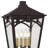 Jaxon 4-Light Western Bronze Outdoor Post Lantern