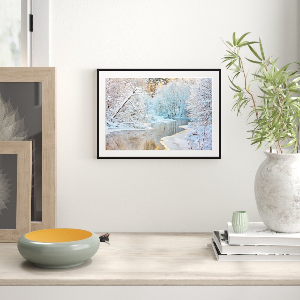 Gerahmtes Poster Breathtaking Winter Landscape