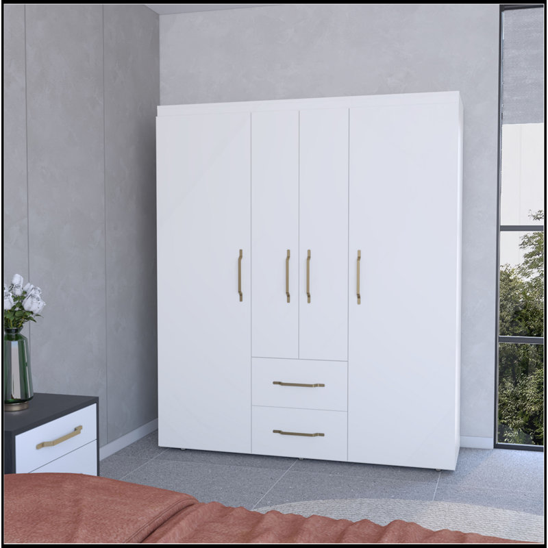 Armoire tout-en-un 2 portes Boyden