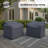 Everlee Metal Outdoor Swivel Chair Covers