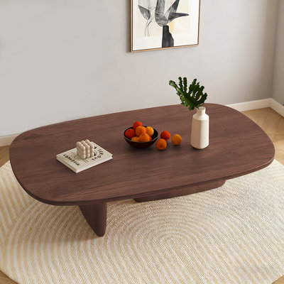 Table basse moderne et simple en bois massif Table basse originale en bois personnalisée pour le salon