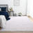 4x6 ft Soft White Shag Rugs for Living Room, Indoor Area Rug for Bedroom Home Decor-438433314