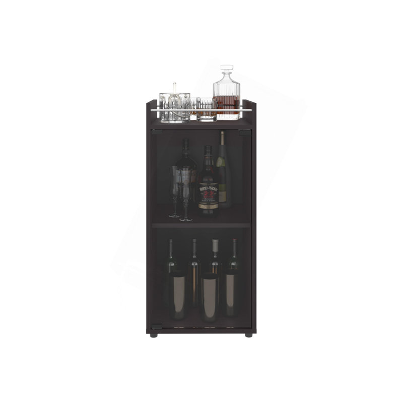 Cabinet-lampe Minibar, salon, Noir