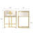 26" Counter Height Bar Stool Barrel Counter Stool With Backrest,Off White Fabric Linen Golden Metal-993043390-990087648