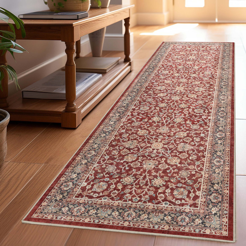 Dyrk Rome Vintage Oriental Persian Red Rug, Runner 2'3" x 7'3"