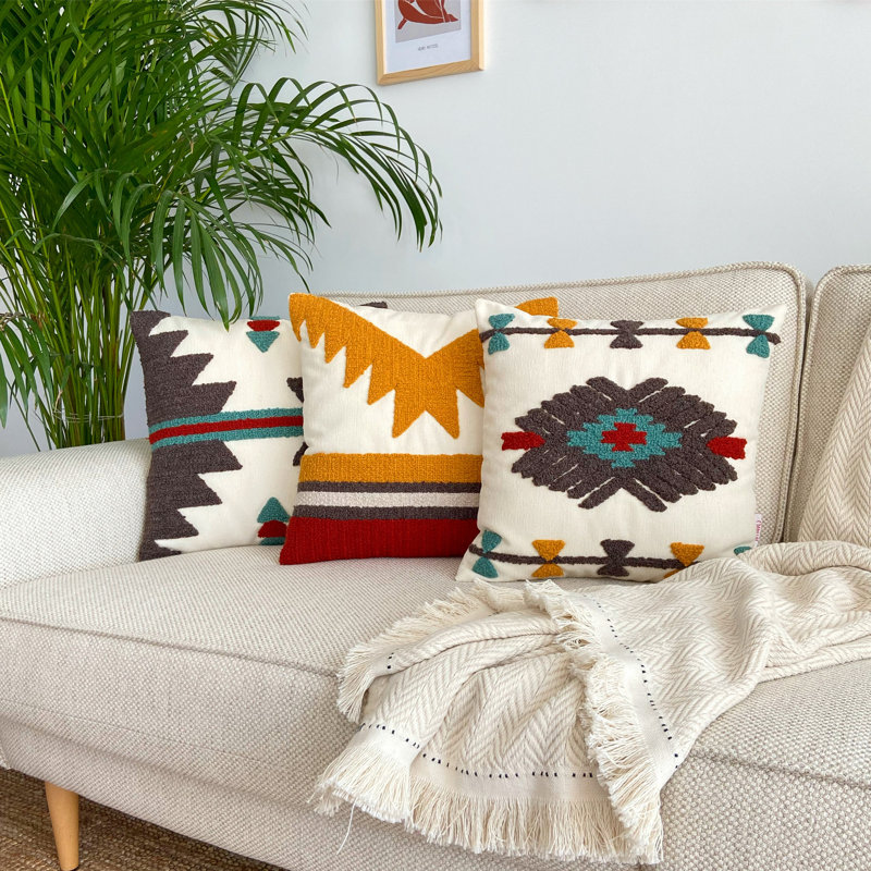 Housse et insert de coussin intérieur / extérieur en polyester / coton Diyanna