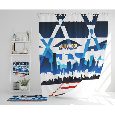 Nazmir Polyester Shower Curtain Set