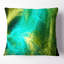 Motif psychédélique vert mystique - coussin imprimé abstrait-30731079-30731075