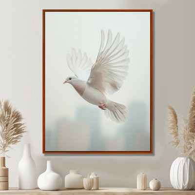«Konrad Columbidae Dove In The Urban Sky - Dove», art sur toile