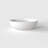 67" Freestanding Solid Surface Soaking Bathtub For Bathroom