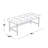 Bench in Black Metal and Faux Leather-283267865