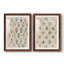 «Vintage Blockprint I», reproduction de cadre photo sur toile 2 pièces-335003635-335003636