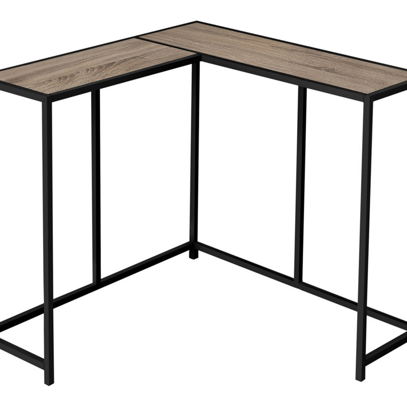 Accent Table, Console, Entryway, Narrow, Corner, Living Room, Bedroom,Contemporary, Modern, Taupe