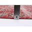 Tapis rouge foncé à transition de couleur 6 pi 9 po x 9 pi 10 po