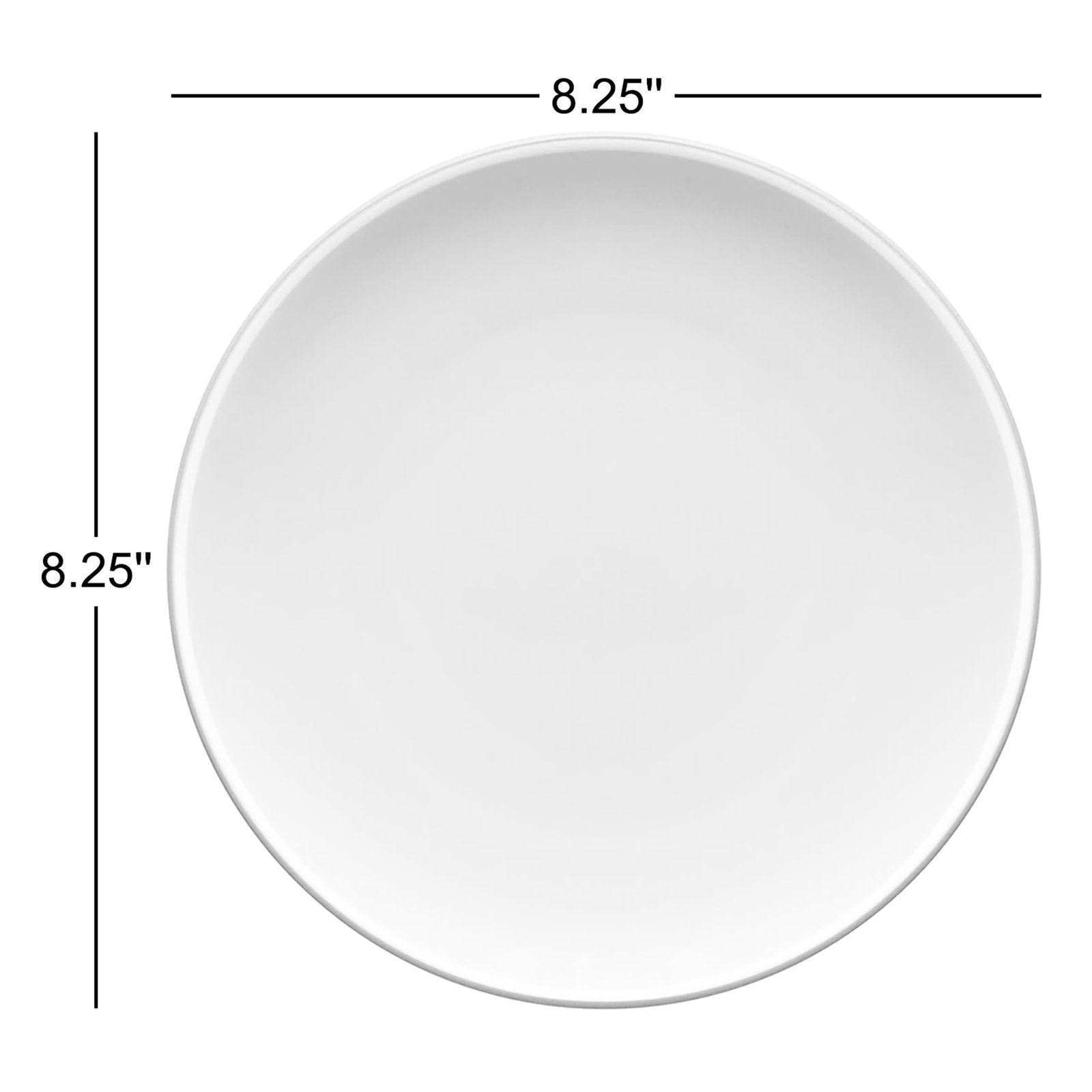 ColorTrio 8" Porcelain Salad Plate