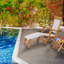 Narmada Outdoor Teak Chaise Lounge-595641220