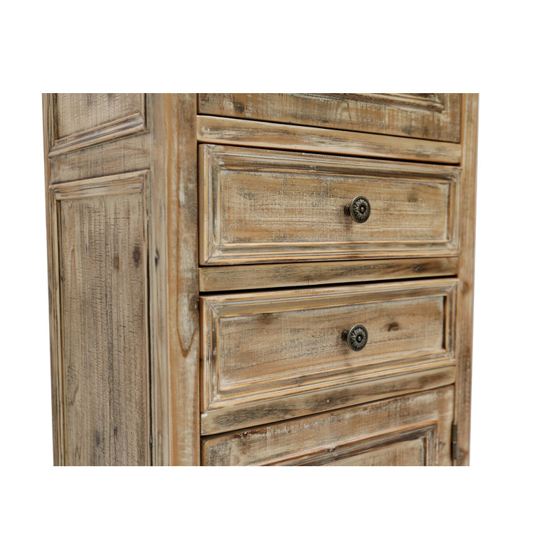 Grande armoire de rangement Farmhouse, Naturel; rustique