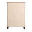Commode verticale avec boutons ornés