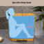 Baignoire de trempage profonde autoportante en bois japonais 34 po x 23 po avec couvercle pour petits espaces STB12801