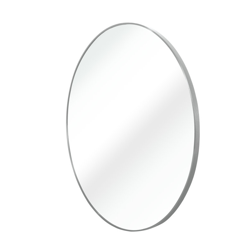 32 Inch Black Metal Framed Round Bathrrom Mirror For Wall.(W2203134044), 32" H x 32" W Duplicated, Black, Round