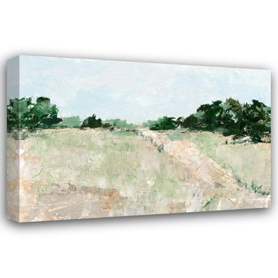 Red Barrel Studio® Harper, Ethan Gallery Wrapped Canvas Art Titled: Mint Fields II