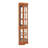 5-Shelf Corner Lighting Cabinet With Oak Touch Oak 5 Shelf Formation And-1887579103