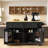 Large Rolling Kitchen Island With Drop Leaf, Power Outlet, Internal Storage Racks, 5 Open Side Racks, 2 Drawers, An Adjustable Shelf-953237467