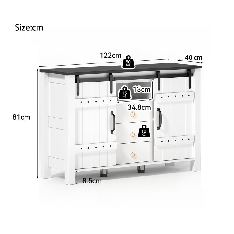 122cm Sideboard