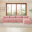148.8" L-Shaped 4-Seater Sofa with Ottoman-2124375054